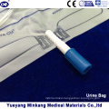 2000ml Medical Disposable Urinary Collection Bag for Adult Pull-Push Valve